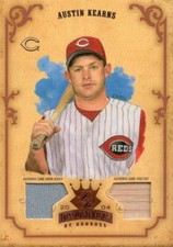 Austin Kearns relic bat jersey patch baseball card 2004 Donruss Diamond Kings 64