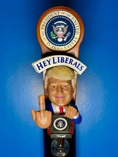 President Donald J Trump Hey Liberals Republican Kegerator Beer Tap Keg Handle