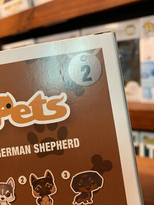 Funko Pop! Pets N°2 Berger Allemand - Neuf En Boîte, Rare