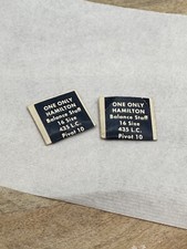 LOT X2 Hamilton 435 L.C 16s Balance Staff - Pivot 10 - NOS genuine p14