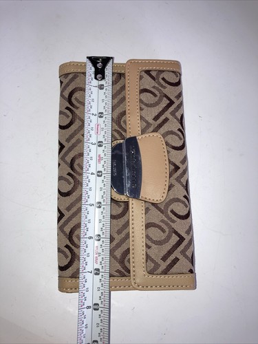 Vintage Liz Claiborne Wallet Tan and Brown - Picture 7 of 8