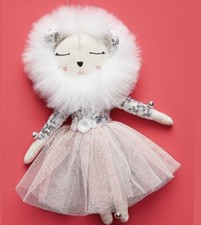 NWT Anthropologie Snow Angel Queen Lioness Alice Mary Lynch Christmas Ornament