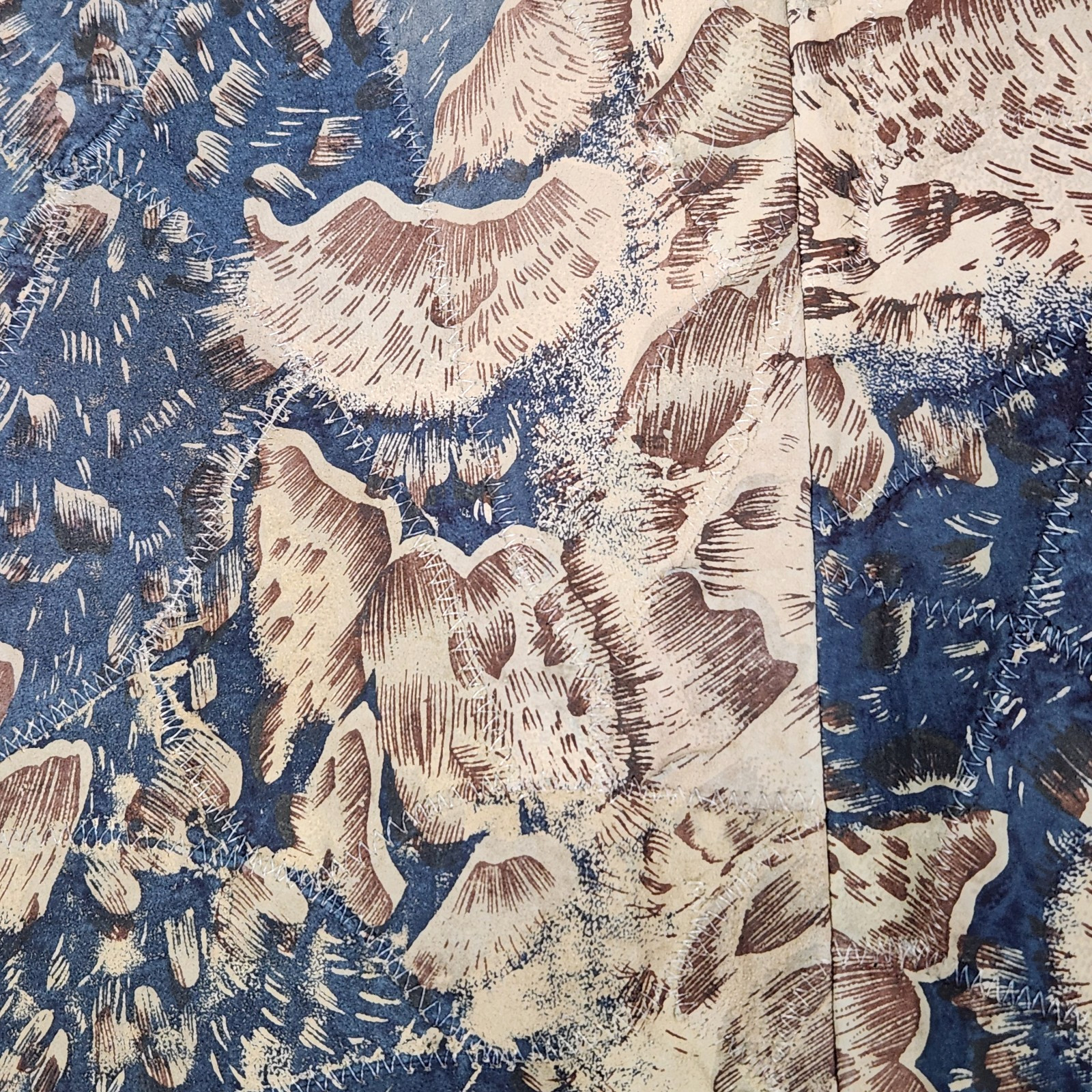 Vintage Raw Basix Womans Small Patchwork Leather … - image 14