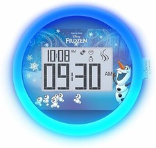 Produktbild - Kinder Nachtlicht FROZEN Licht Lampe Lese Leuchte Wecker Nacht Licht Lesela
