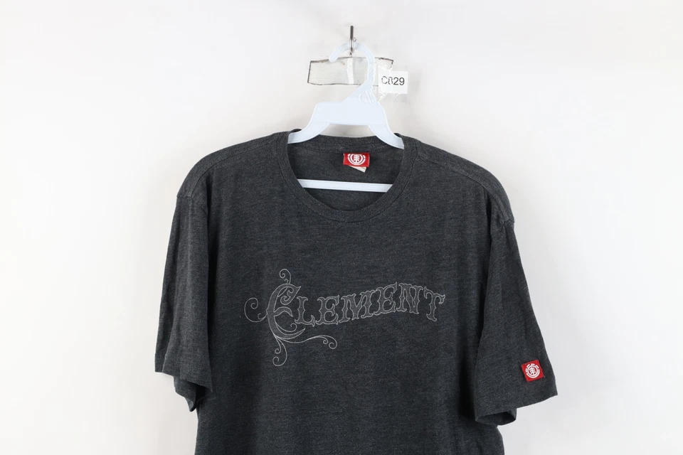 Camiseta tejida vintage Element Skateboards para hombre grande deletreada skateboarding EE. UU. Foto 2 de 4
