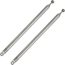 2pk 7 Sections Telescopic 74cm AM FM Antenna Portable Radio Antenna Replacement