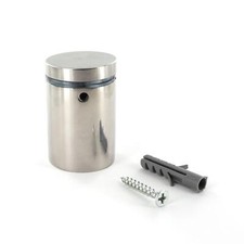 Sign Standoff 1-1/4" Diameter x 1-1/2" Barrel Length Polished Stainless Finish