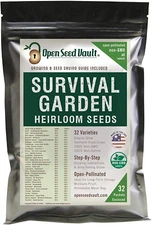 (32) Variety Pack Survival Gear Food Seeds | 15,000 Non GMO Organic Heirloom ...