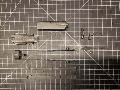MOSSBERG 590A1 12 GA PARKERIZED REPAIR PARTS: BOLT, LIFTER, LATCHES, EJECTOR ETC