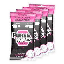 SneakERASERS: PurseWIPES Purse Cleaner Wipes - Portable Leather Wipes for Bag...
