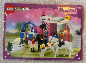 Vintage Lego Belville set 5880 - Prize Pony Stables; Complete w manual; NO BOX