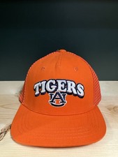 NCAA Auburn University Tigers Mesh Youth SnapBack Hat O/S Adjustable Orange New