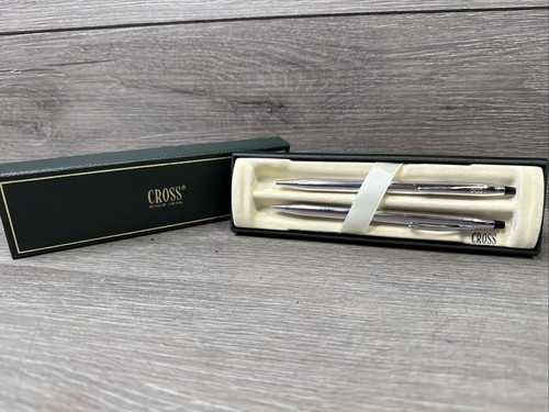 Bolígrafo Vintage Cross Century Cromo, Juego de Lápices Mecánicos Nº 350105 - Imagen 1 de 8