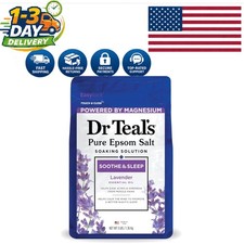 Pure Lavender Epsom Salt Soak - 3lbs of Stress Relief and Relaxation