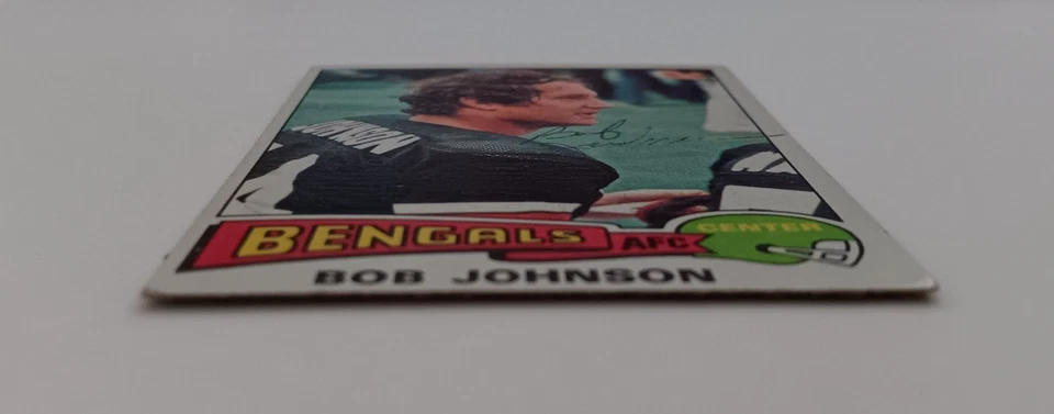 Topps 1975 Bob Johnson #412 Cincinnati Bengals, Signed Autographed Football Card - Image 2 of 3