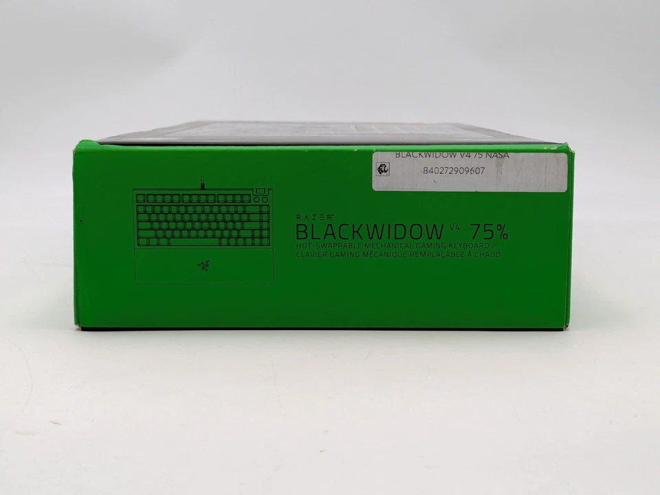 Razer BlackWidow V4 75% Wired Orange Switch Mechanical Gaming Keyboard | Black - Image 4 of 4