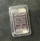 Johnson Matthey 1 Troy Ounce Silver Bar, .999 Fine silver