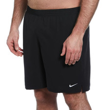 NWT Nike Men's Big Tall Swimsuit Swim Trunks BLACK SZ 4XLT
