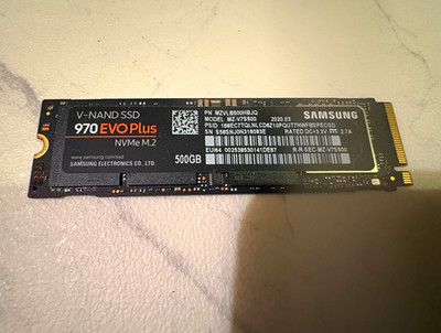 Samsung 970 EVO Plus 500GB NVMe M.2 Internal SSD V-NAND MZVLB500HBJQ