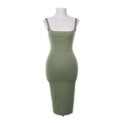 Zara, Kleid, Größe: M, Grün, Elasthan/Polyester, Einfarbig, Damen #cvs