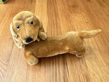 Steiff Dachshund "Hexie" with Collar and Button  FAO tag