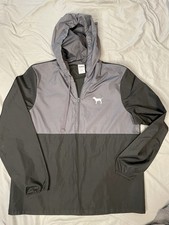 Victoria's Secret PINK hooded quarter-zip Anorak windbreaker jacket
