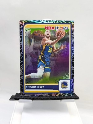 Stephen Curry 2023-24 Haunted Hoops Black Webs Silver Holo #192 Warriors SSP