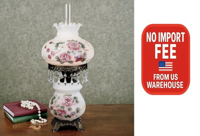 #ad Beatrice Floral Hurricane Table Lamp Elegant Home Decor Accent Lighting X119 001 $224.50