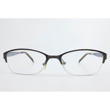 Rampage R174 BRN Brown Purple Semi Rimless Oval Eyeglasses Frames 51-17-135