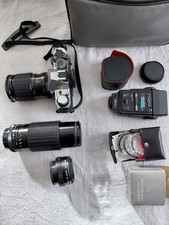 Canon AE-1 Program 35mm SLR Camera bundle