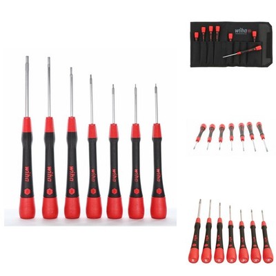 Wiha 26393 7 Piece Hex Metric Screwdriver Set Soft PicoFinish Handle
