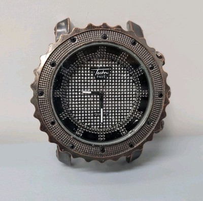 Techno Pave Men's Hip Hop Watch Iced - Bling - No Band - Needs Battery 