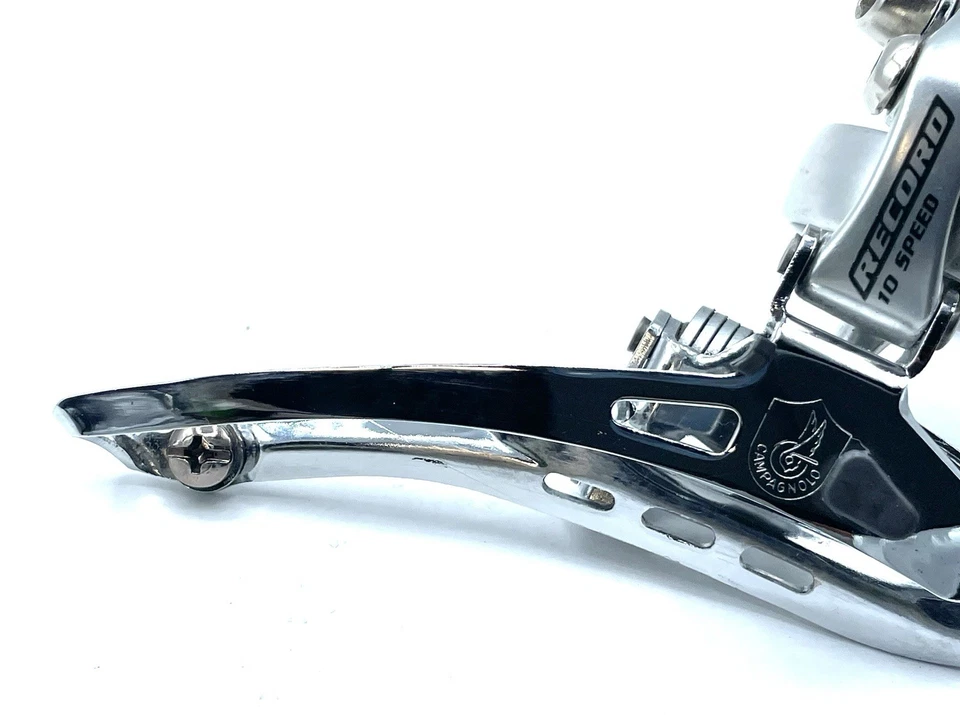 Campagnolo Record 10-Speed Clamp-On 32.0 Road Bike Front Derailleur Double NOS - Image 4 of 4