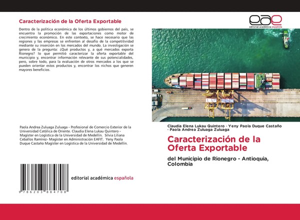 CaracterizacióN De La Oferta Exportable Claudia Elena Lukau Quintero (U. A.)-image