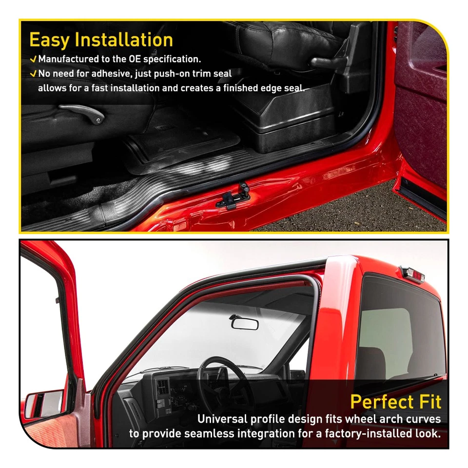 Kit de 2-20 piezas de sellos de puerta para Chevy GMC Suburban C/K 1500 2500 3500 EC Foto 3 de 4