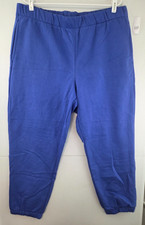 Gap Women's XL Fleece Joggers in Dazzling Blue NWT 54.99
