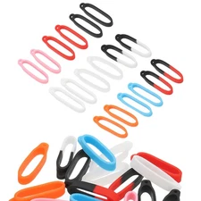Anti-Lost Silicone Rubber Holder, 45 Pcs Multipurpose Lanyard, Multiple Colors