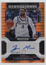 2022 Panini Prizm Draft Picks Orange Pulsar 25/49 Tyrese Martin #SS-TMA Auto 1l2