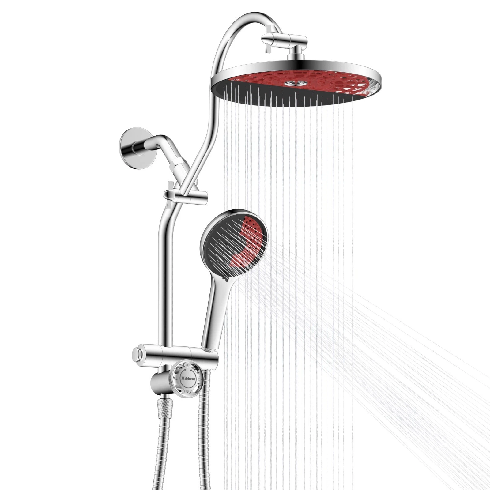 Self-cleaning Shower Head Combo, High Pressure Shower Head with Handheld Spray
Opens in a new window