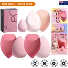 7-Piece Makeup Sponge Set - Multi-Colored Blending Sponges for Flawless Appl...