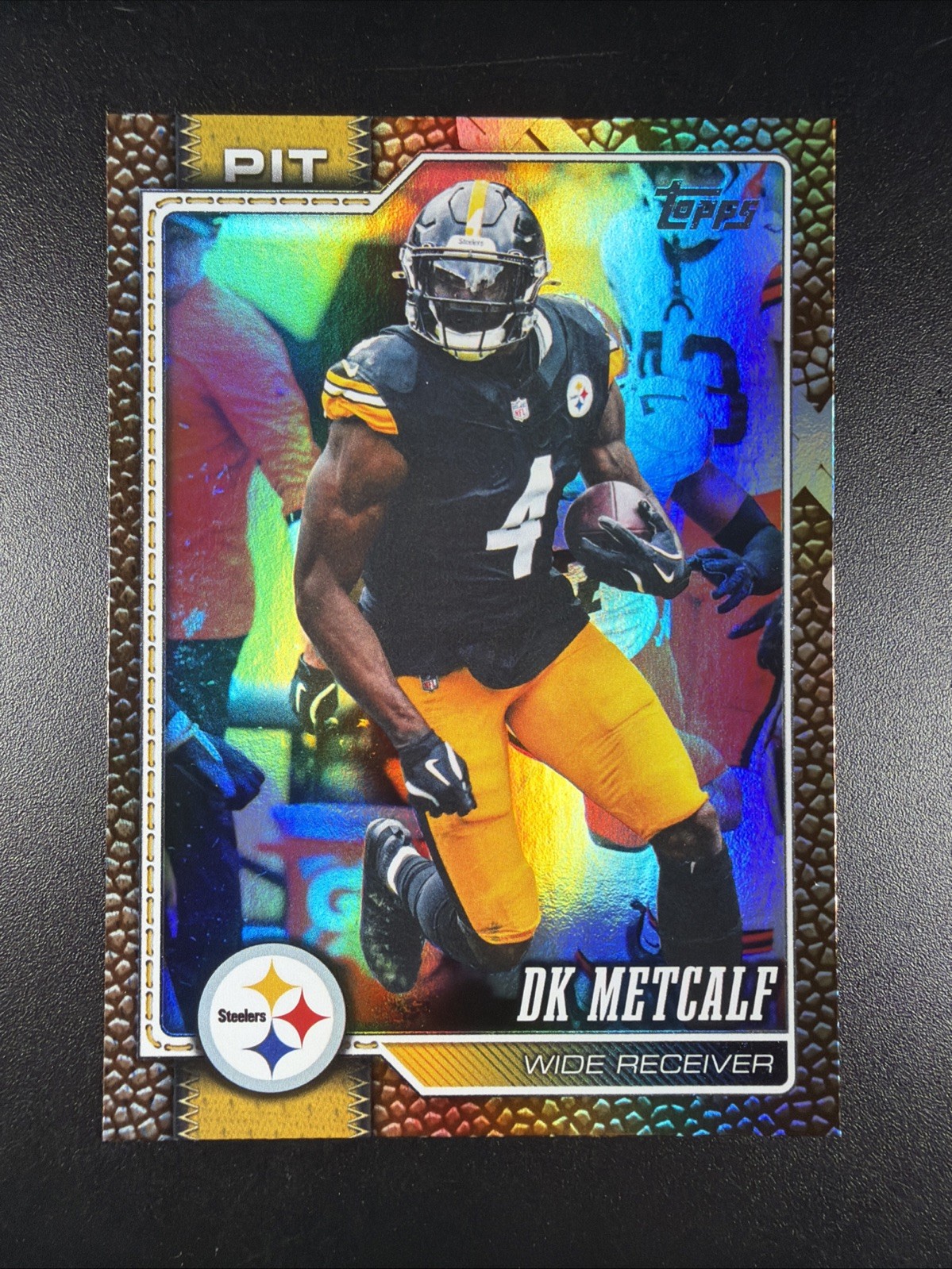 DK Metcalf Topps 2026 Pigskin Refractor #254 Pittsburgh Steelers - MNT!