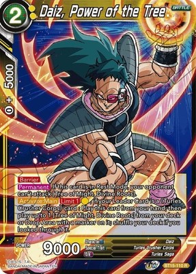 Dragon Ball Super: Saiyan Showdown, Super/Special/Secret Rares, BT15, TCG