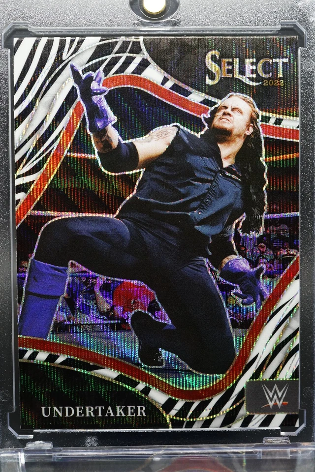 Undertaker 2022 Panini Select WWE Ringside #239 Zebra Prizm RARE - INVEST RIP - Image 2 of 4