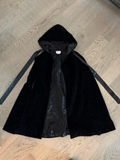 Vintage Crayon Kids Fashion Black Costume Cape Size 7/8