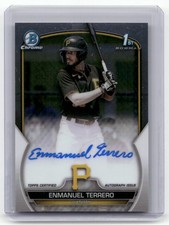 2023 Bowman Chrome #CPA-ETO Enmanuel Terrero Prospect Autographs