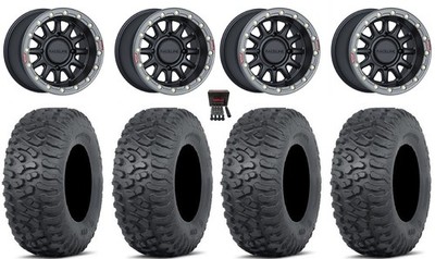 Raceline Alpha Bdlk 15'' Wheels BK 35'' Terra Hook Tires Pioneer 1000 / Talon