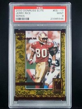 2000 Donruss Elite Series ES-17 Jerry Rice PSA 9 Mint, POP 1 With None Higher!