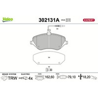 Valeo 302131A Bremsbelagsatz FüR Peugeot Citroen 407 607 C5 C6 9D 9U 6D 6E 6C
