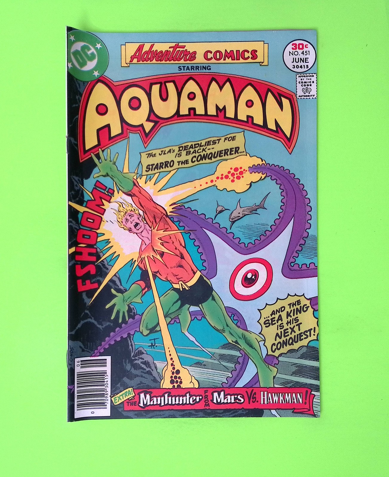 Adventure Comics #451 Vol. 1 1977 DC Comics Newsstand 8.0 B46-162