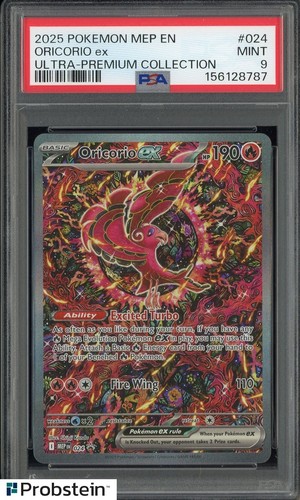 2025 Pokemon MEP EN Ultra Premium UPC #024 Oricorio ex PSA 9 MINT